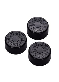 Rockhouse 3pcs Footswitch Topper Protector ABS Bumpers for Guitar Effect Pedal Black  - Image 3