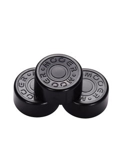 Rockhouse 3pcs Footswitch Topper Protector ABS Bumpers for Guitar Effect Pedal Black  - Image 5