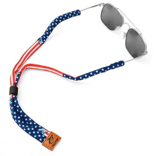 Pilotfish Premium Cotton Eyewear Retainer Sunglass Strap - Multiple Design Options - Soft & Durable Sunglass Holder - Image 1