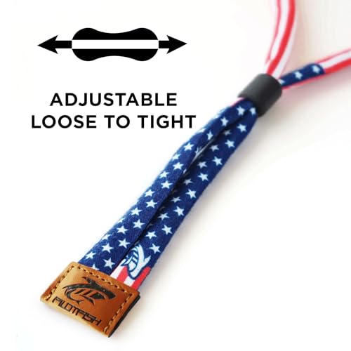 Pilotfish Premium Cotton Eyewear Retainer Sunglass Strap - Multiple Design Options - Soft & Durable Sunglass Holder - Image 3