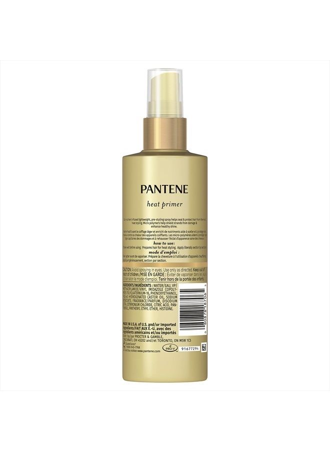Pantene Pro-V Nutrient Boost Heat Primer Thermal Heat Protection Pre-Styling Spray, 6.4 Fl oz, 5.243 Fl oz - Image 2