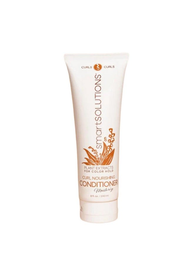 سمارت سولوشنز بلسم Smartsolutions Curl Nourishing، 8 أونصة | يحدد تجعيدات الشعر | يزيد من اللمعان | ينعش تجعيدات الشعر | خالٍ من البارابين  - Image 1