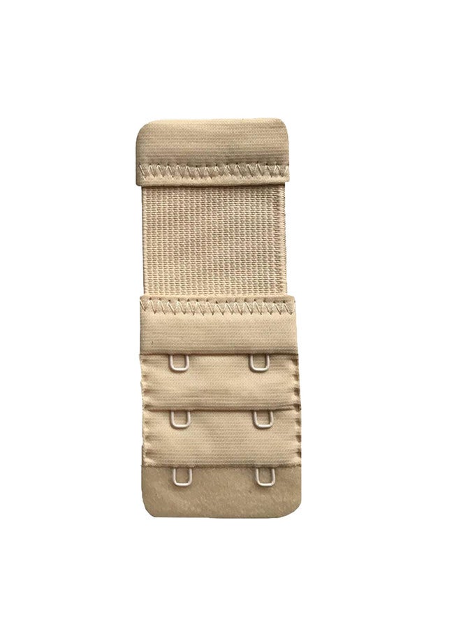 FIMS Women White & Beige Pack of 12 2 Hook & 3 Eye Stretchy Bra Extenders - Image 2