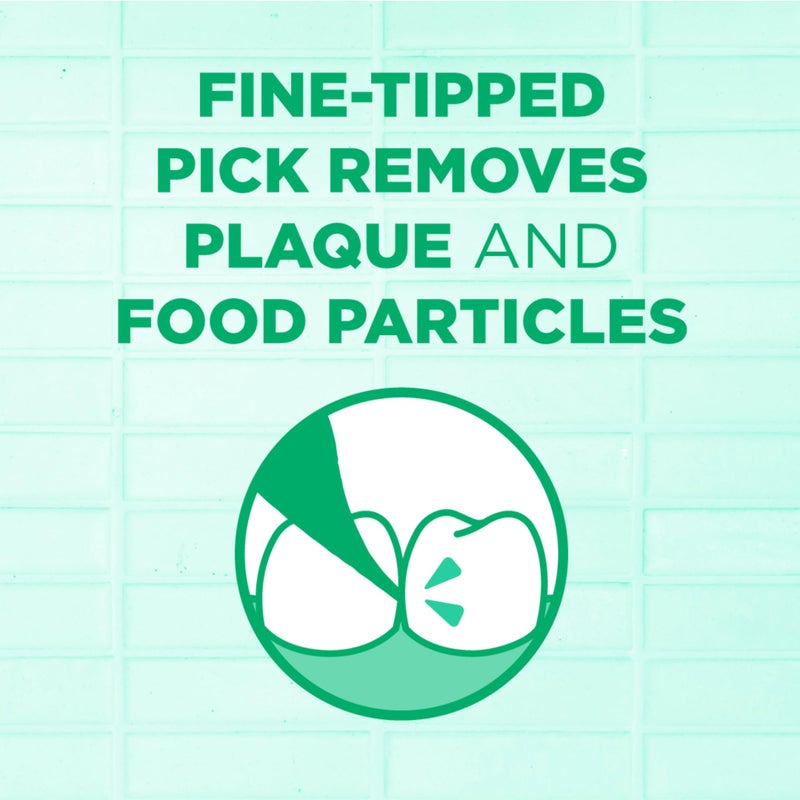 GUM Professional Clean Floss Picks - Extra Strong Shred-Resistant Floss, Easy Grip Handle - Dental Flossers for Adults - Fresh Mint Flavor, 90 Count - Image 3