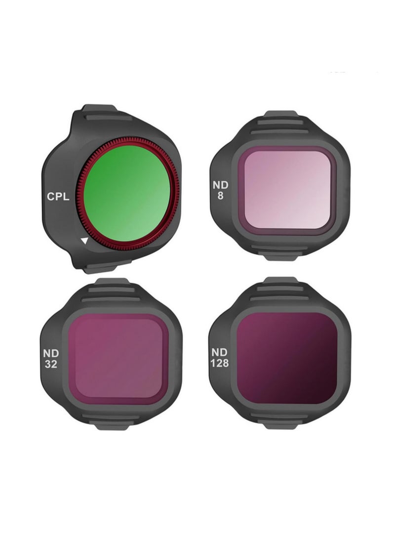 4Pack ND8 ND32 ND128 CPL Polarizer Neutral Density Filters Drone Accessories ND C PL Lens Filter Set Compatible with DJI Mini 5 Pro Multi-Layer Coating HD Optical Glass - Image 2