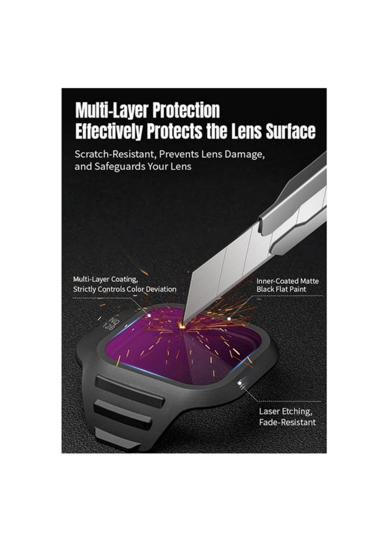 4Pack ND8 ND32 ND128 CPL Polarizer Neutral Density Filters Drone Accessories ND C PL Lens Filter Set Compatible with DJI Mini 5 Pro Multi-Layer Coating HD Optical Glass - Image 3