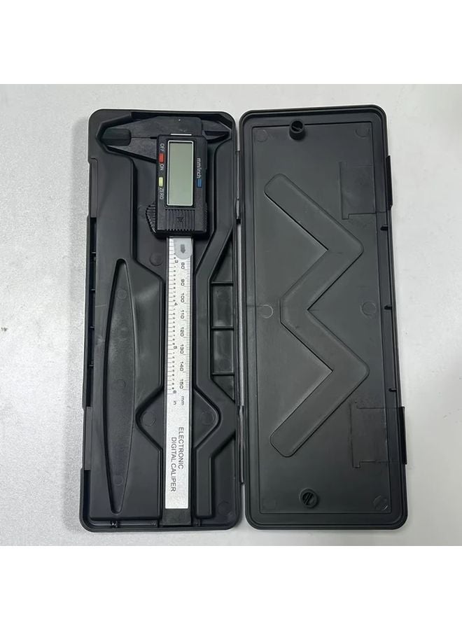 WeluvFit 150mm فرجار رقمي، أداة قياس دقيقة من البلاستيك ABS بشاشة LCD - Image 1