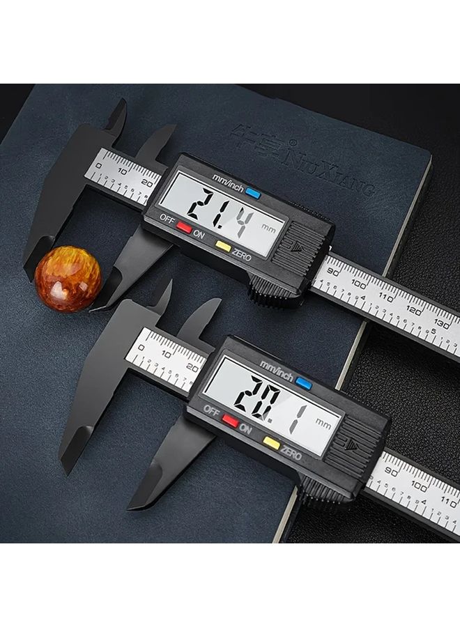 WeluvFit 150mm فرجار رقمي، أداة قياس دقيقة من البلاستيك ABS بشاشة LCD - Image 2
