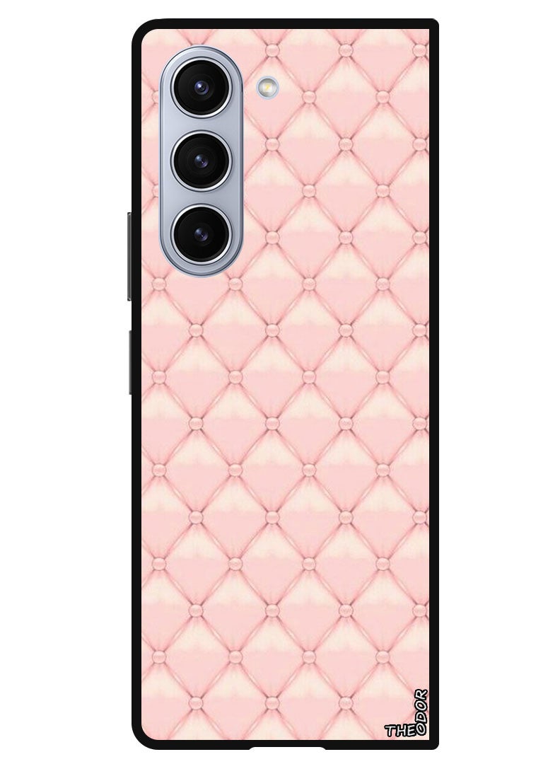 Theodor Protective Case Anti Scratch Shock Proof Bumper Cover For Samsung Galaxy Z Fold 6 Pink Tuffed - Image 1