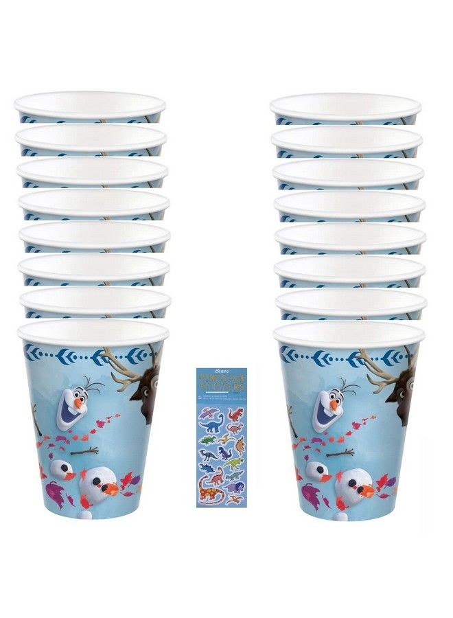 Amscan Frozen 2 Elsa Anna Olaf Birthday Party Supplies Bundle Includes Party Paper Cups 16 Count - Image 2