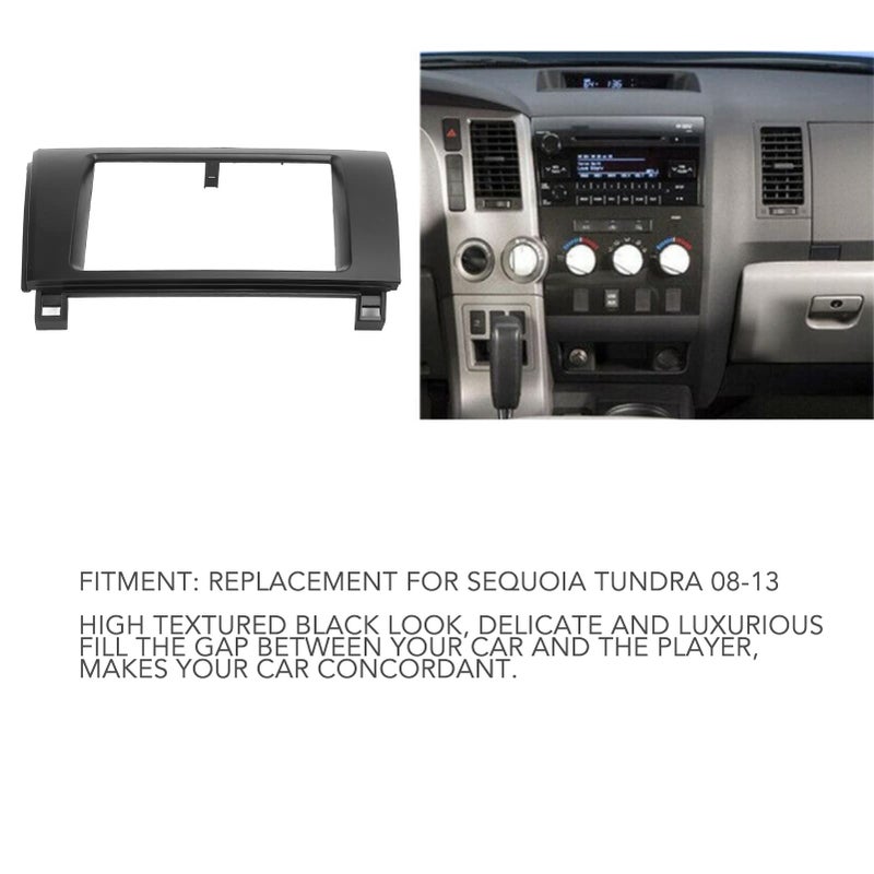 ABS Dashboard Installation Fascia Kit For Tundra 2008 2013 Seamless Fit Durable - Image 5