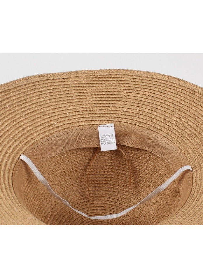 KUYING New Fashion Ribbon Bow Straw Hat  - Image 3