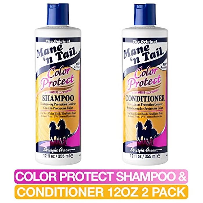 Mane 'n Tail Color Protect Shampoo & Conditioner (12 oz Each) – Strengthens, Reduces Breakage & Enhances Color Vibrancy for Healthier, Shiny Hair - Image 3