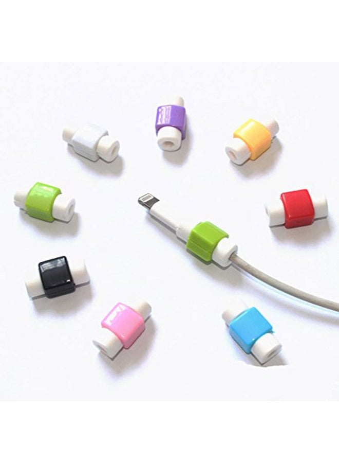 Peachjoy 10pcs Practical Cute Cartoon USB Cable Protector Cover Cases For IPhone/Ipad Headset Charger Cord - Image 5
