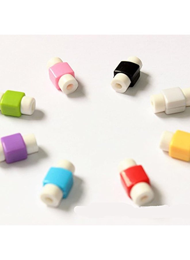 Peachjoy 10pcs Practical Cute Cartoon USB Cable Protector Cover Cases For IPhone/Ipad Headset Charger Cord - Image 2