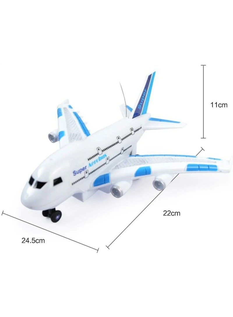 RC Aeroplane Toy with Remote Control, Light, and Music for Kids - Image 4