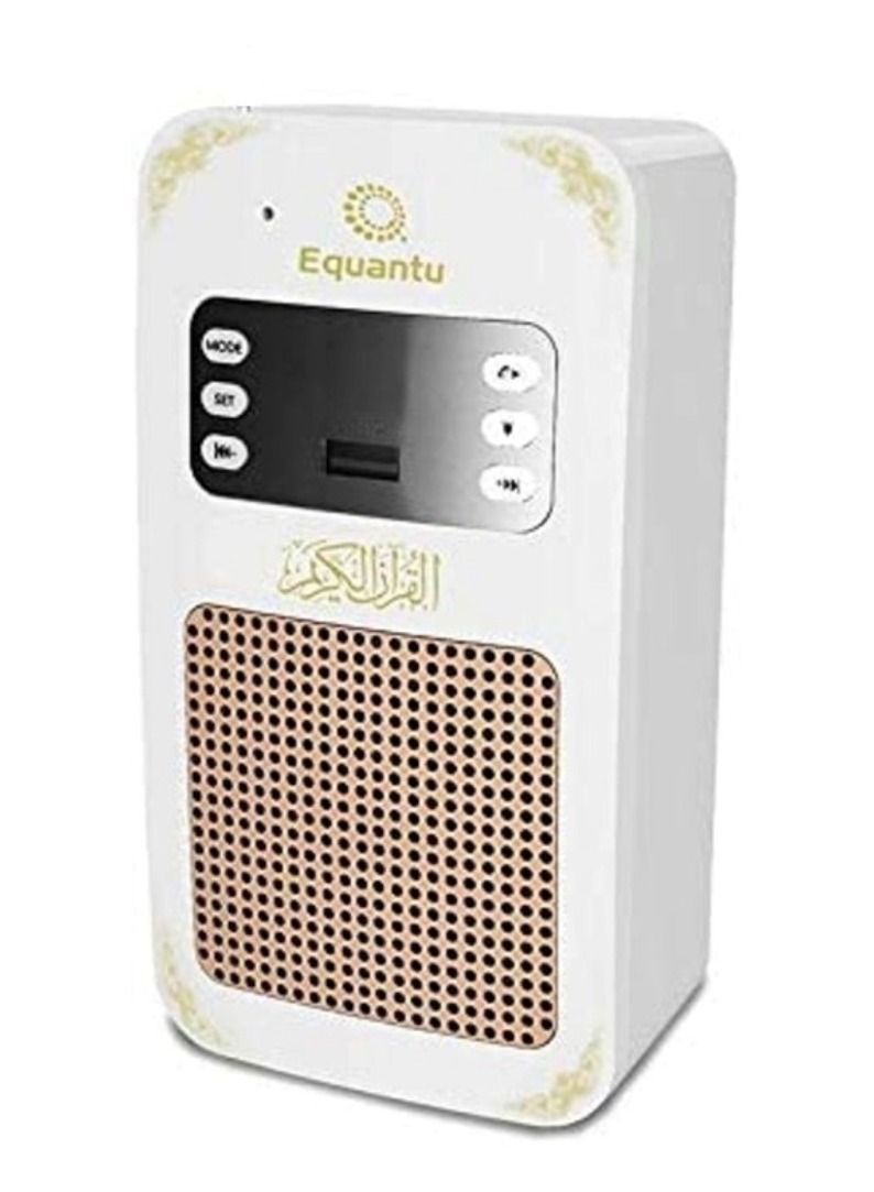 Equantu SQ-669 Smart Wall Plug Quran Speaker,With 16 Reciters and 16 Translations, Remote/Bluetooth/USB Connect/Phone Application Control/8GB - Image 1
