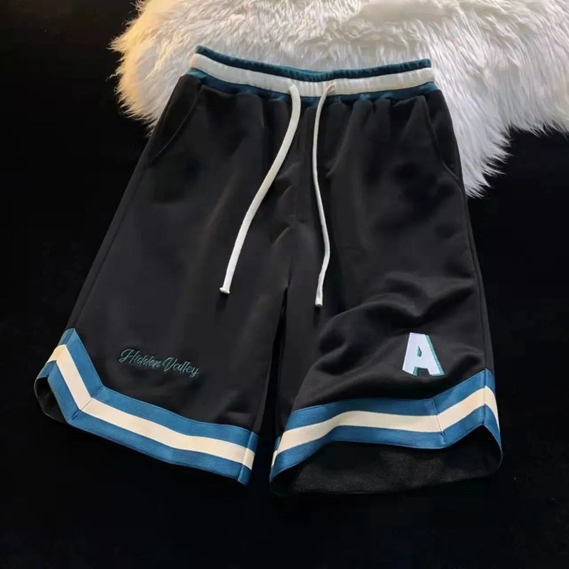 Casual Cargo Shorts for Men and Women American Street Style 9002-Black  - Image 3