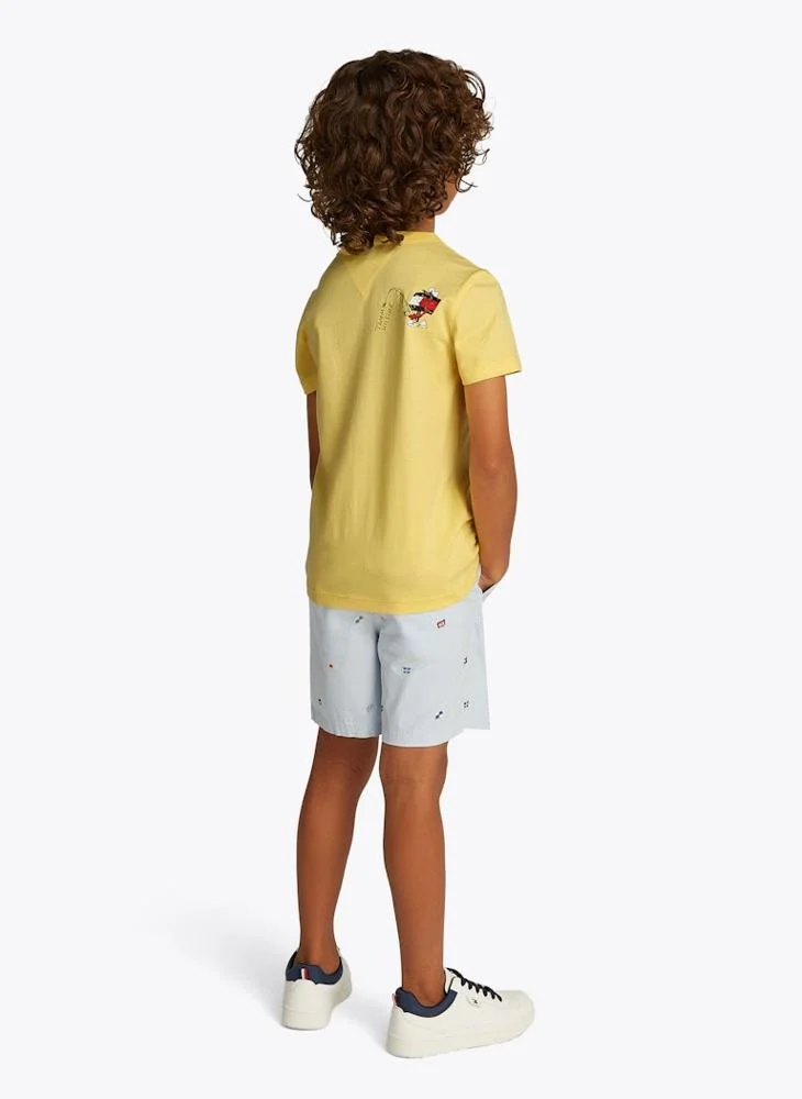 TOMMY HILFIGER Kids Fun Flag Crew Neck T-Shirt