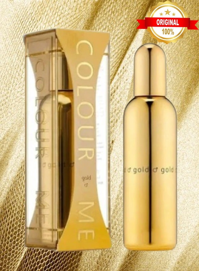 Colour 3 Pieces Me Gold Perfume 90ml EDP - Image 2
