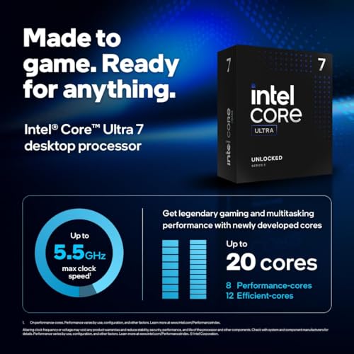 MICRO CENTER CPU Motherboard Combo - Ultra7 265K 20 cores up to 5.5 GHz Desktop Processor with GIGABYTE Z890 Gaming X WIFI7 Motherboard - Image 5