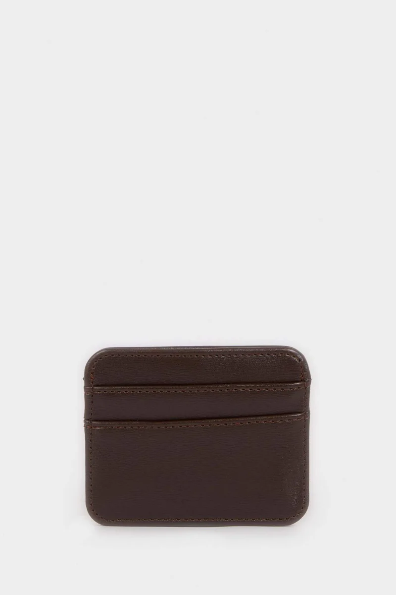 Defacto  Woman Faux Leather Business Card Wallet for Women | Best Price UAE