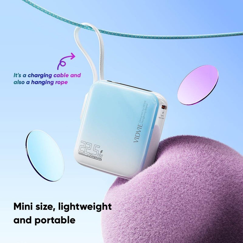 Vidvie بنك الطاقة PB7019 مع كابل Type-C – تصميم أنيق، أداء قوي - Image 1