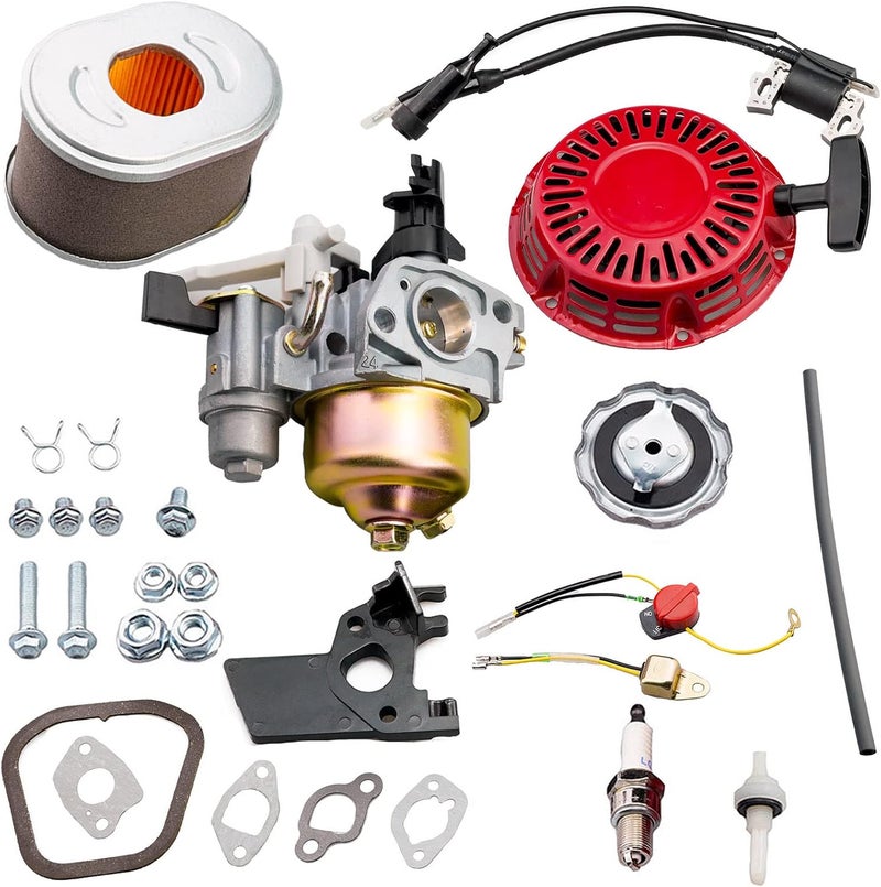 Ruma Adjustable Carburetor Recoil Starter Assembly Tune up kit for Honda GX120 GX160 GX200 4HP 5.5HP 6.5HP Engine - Image 3