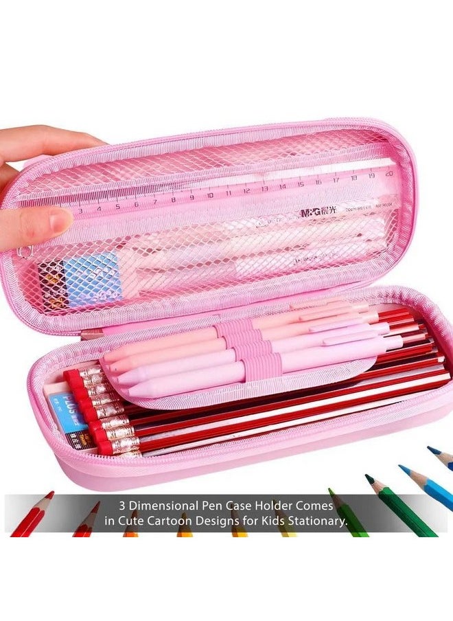 DD RETAILS - DD RETAILS 3D Cover EVA Pencil Case || Large Capacity Pencil Pouch for Boys & Girls || Cartoon Design Pencil Box/Case/Pouch for School (Print May Very) (Pack of 1) (Kuromi) - Image 1