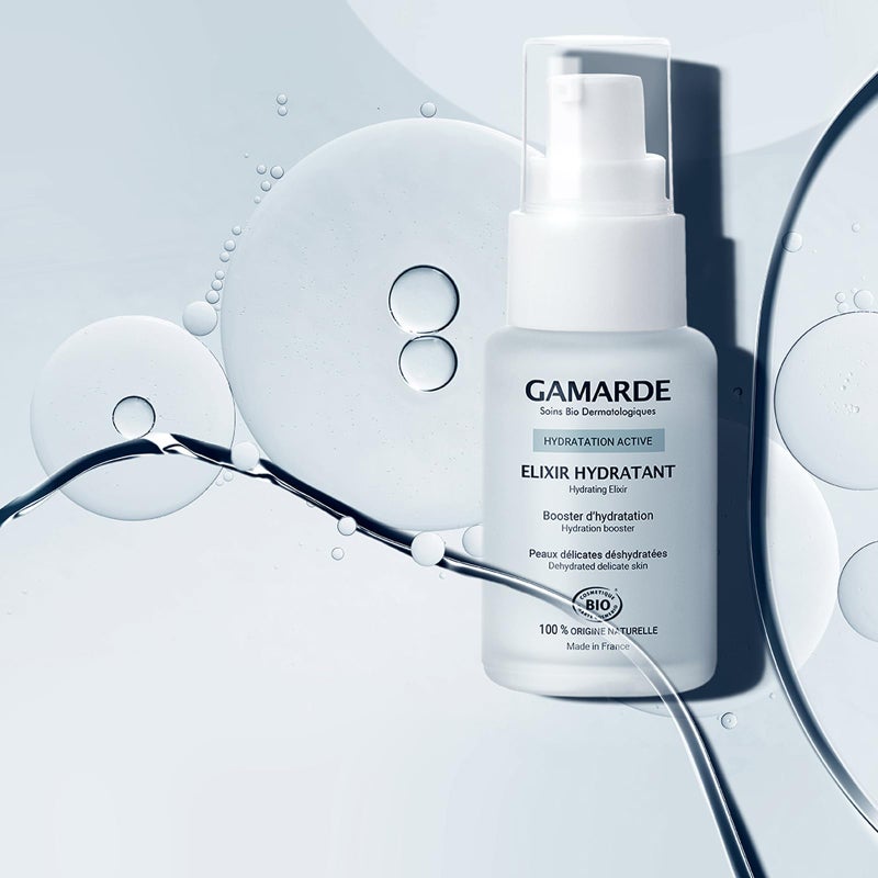 Gamarde Hydrating Elixir - Face Moisturizer with Organic Aloe Vera and Hyaluronic Acid - Gentle Moisturizer Face Cream for Smooth Skin - 1.01 oz - Image 2