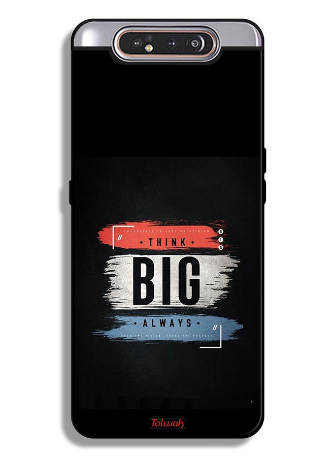 Tolwak Samsung Galaxy A80 Protective Case Cover Think Big Always - Image 1
