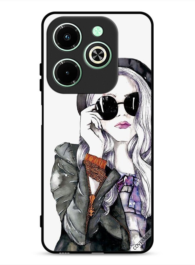 Covernex Infinix Hot 40i 4G Protective Case Cover Stylish Cute Girl - Image 1