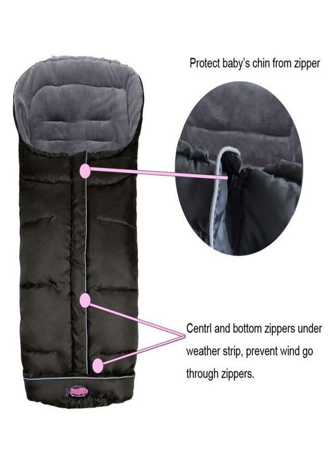 SUNDAY Anti-Kick Waterproof Stroller Sleeping Sack - Universal Footmuff Fits All Toddler/Sleeping Bag Cocoon Cozy Warmer for Baby Winter Stroller Cover with Unique Design - Image 5