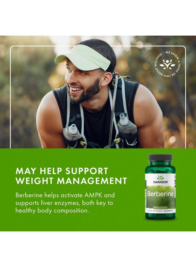 Swanson Berberine 400 Mg 60 Capsules - Image 4