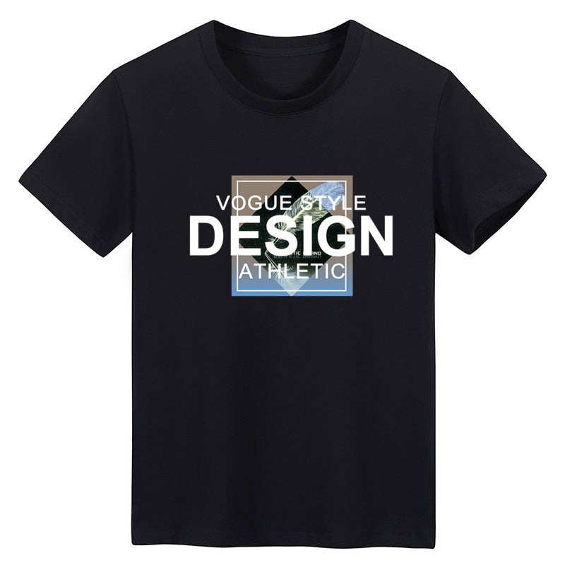 2023 new men's short sleeve factory supply summer men's short T-shirt stall supply a variety of printed foreign trade half sleeve - Image 5