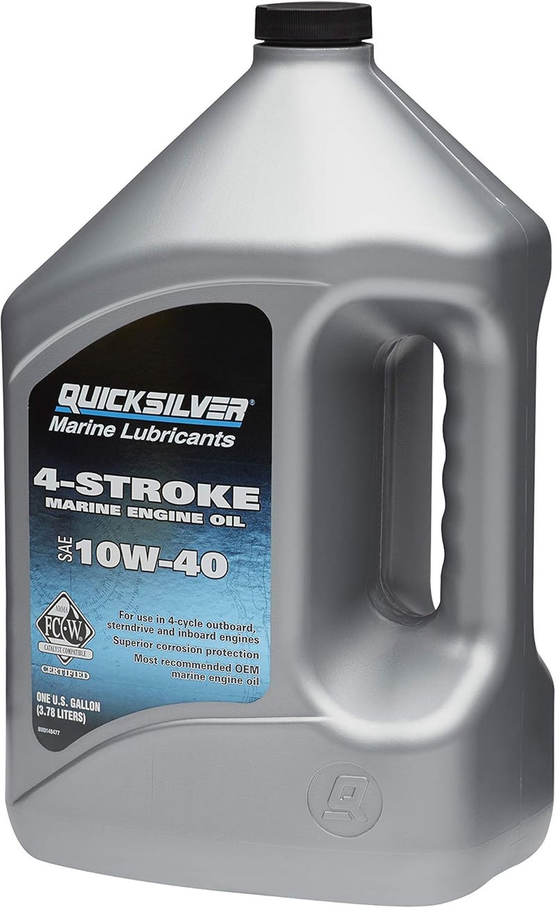 Quicksilver 10W-40 4-Stroke Marine Engine Oil - 1 Gallon - Image 4