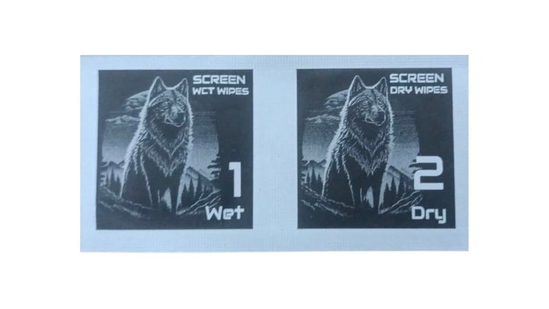 CFS C.F.S Wolf Protector Design Tempered Glass Screen Protector for Infinix Smart 7 - Clear - Image 2