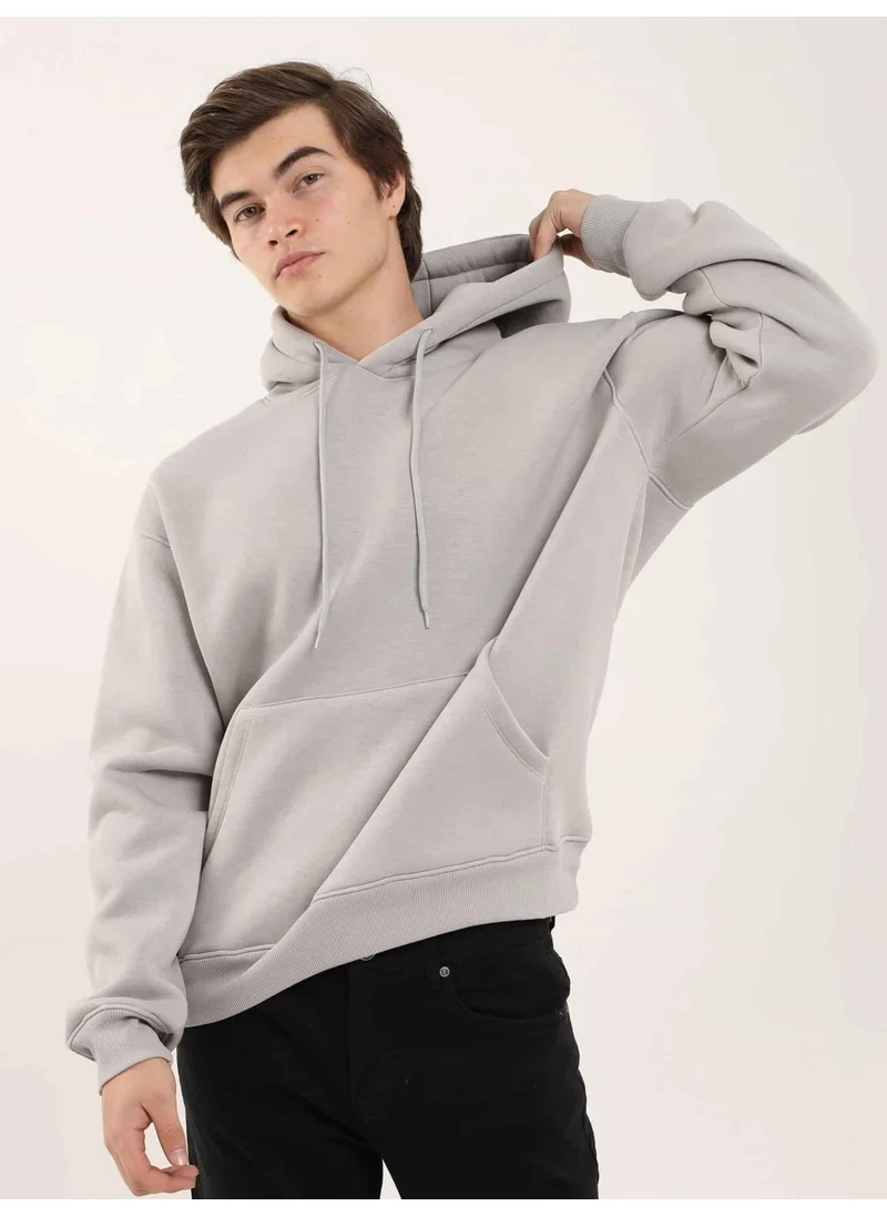 دوفي Taş Men's Regular Fit Hooded Sweatshirt