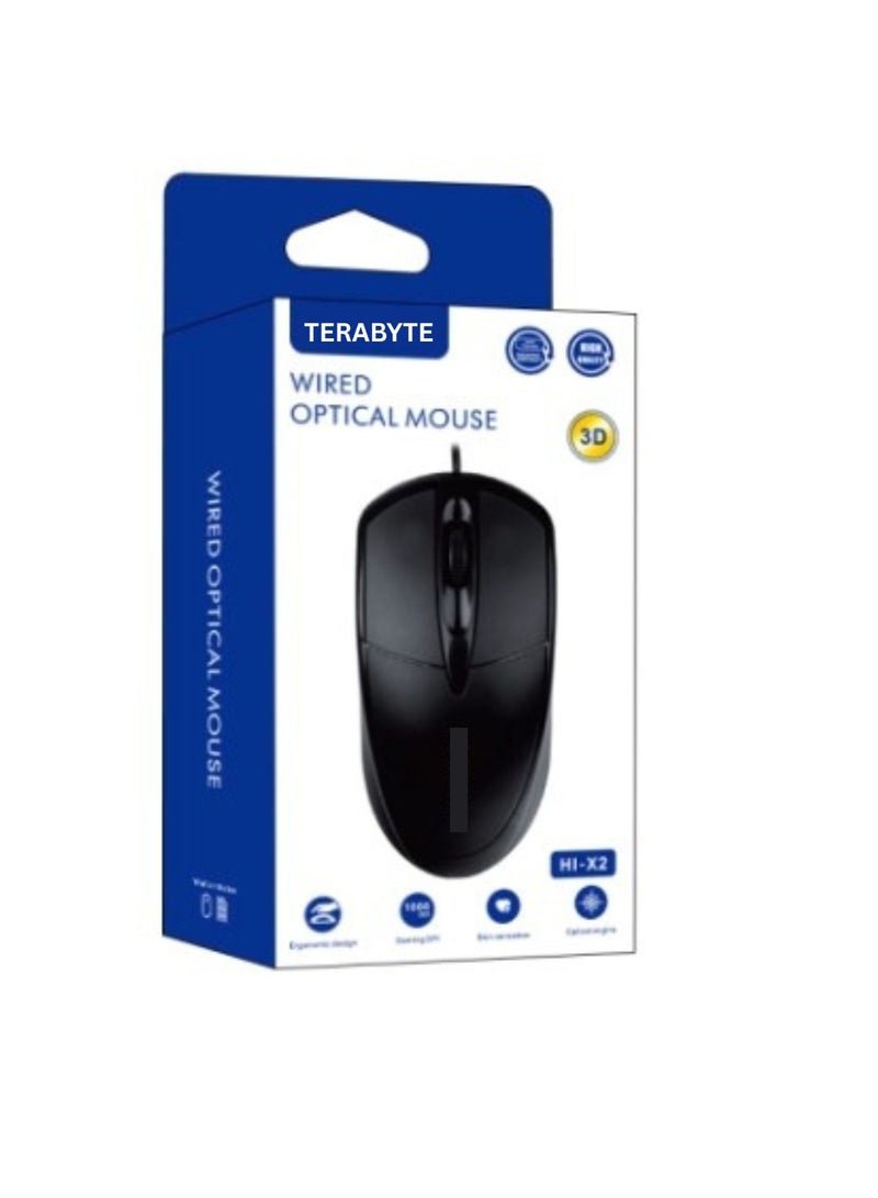 Terabyte Wried Optical USB Computer Mouse - Image 2