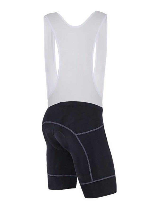 sponeed Men's Road Bike Shorts Bib Pants Gel Padded Cycling Knickers Compression Cycle Bottoms, Black, S - Image 3
