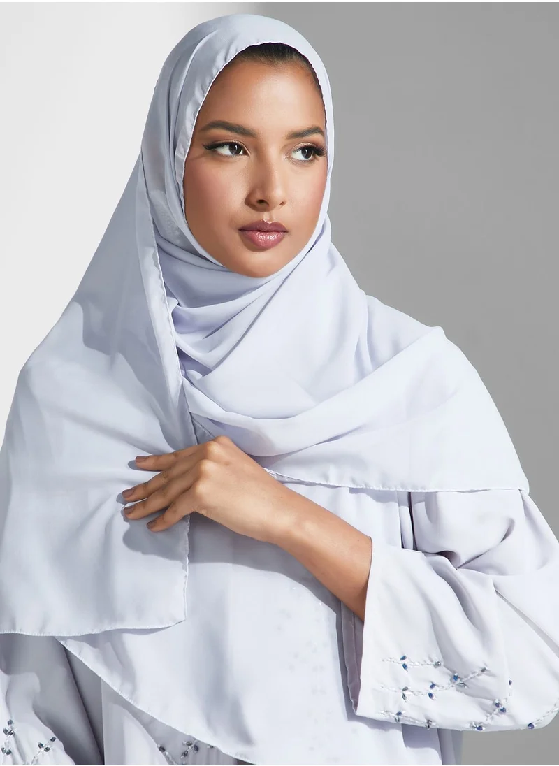Aara Embellished V-Neck Abaya