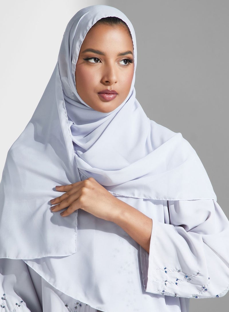 آرا عباية مزينة بياقة على شكل حرف - Image 4