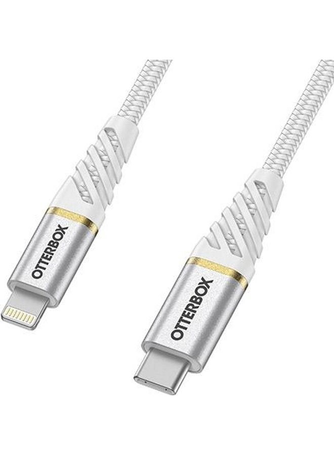 Otterbox USB-C To Lightning Cable White - Image 1