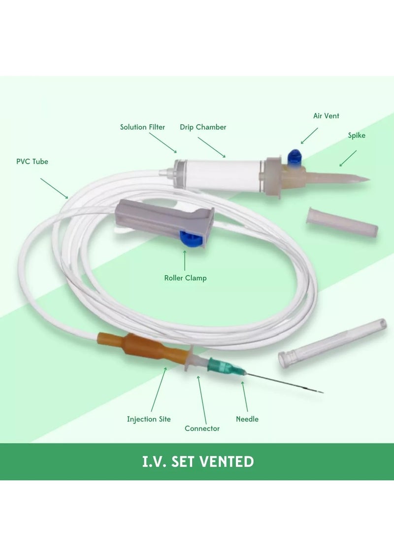 Generic IV Administration Set, IV Disposable Infusion Set, Sterile  - Image 4