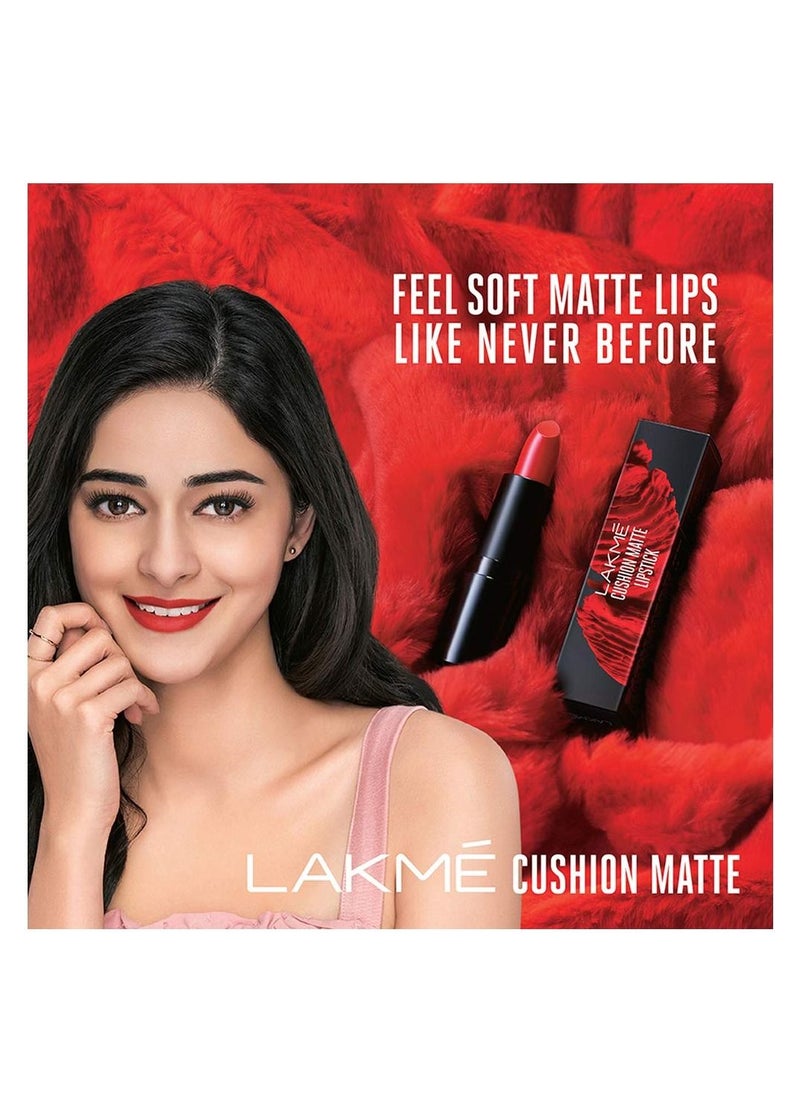 LAKME - Cushion Matte Lipstick Nude Toast 4.5 g - Image 1