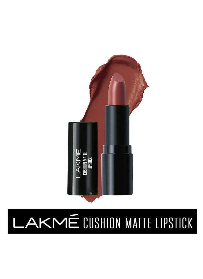 LAKME - Cushion Matte Lipstick Nude Toast 4.5 g - Image 1