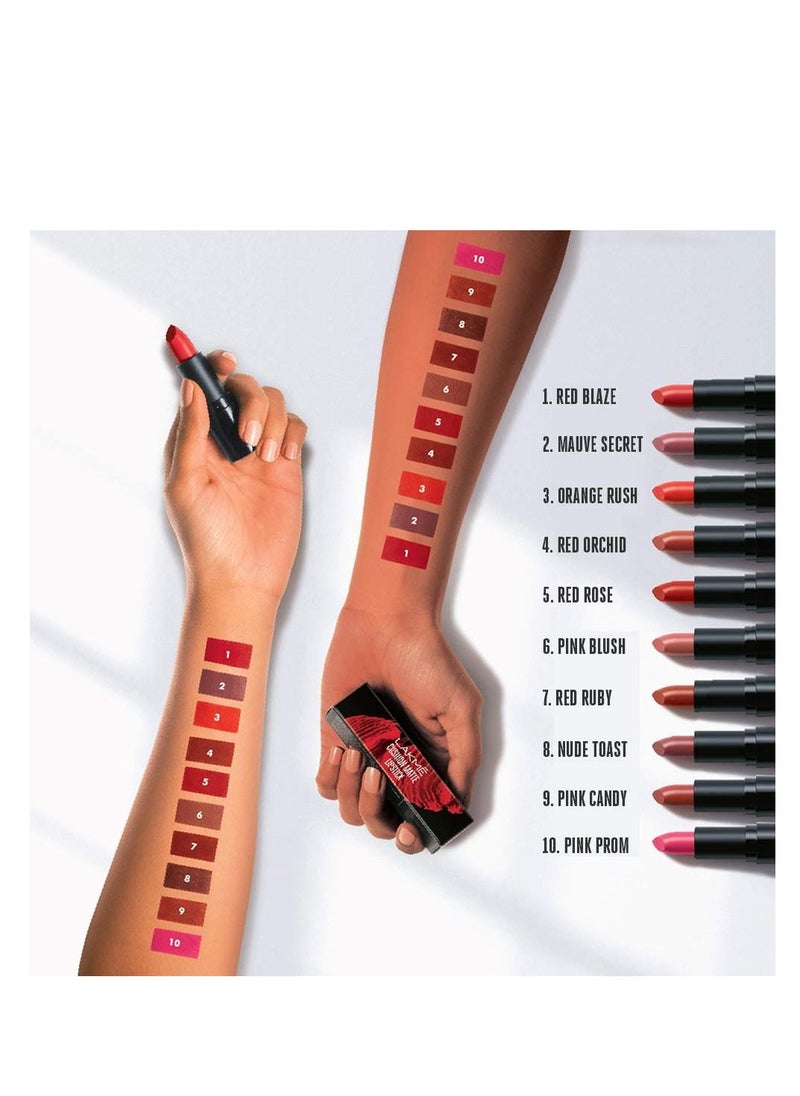 LAKME - Cushion Matte Lipstick Nude Toast 4.5 g - Image 1