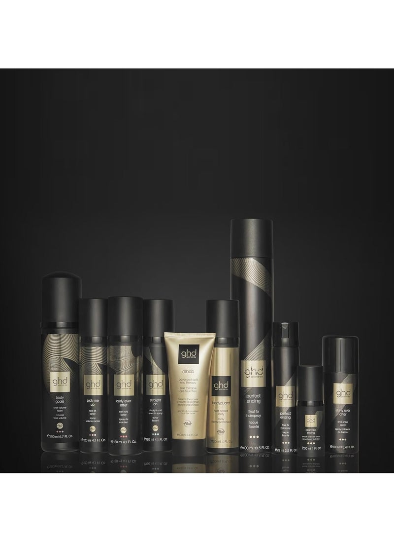 ghd Curly Ever After Heat Protectant for Hair ― Curl Hold Spray for Hair Styling, Heat Protection System for Higher Definition, Longer Lasting & Superior Hold Curls ― 120 ml