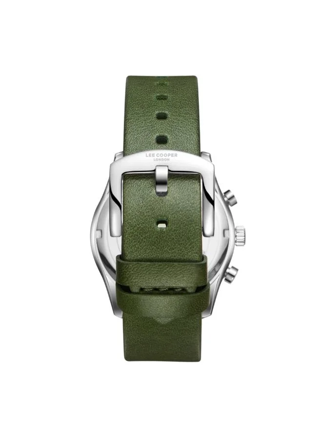 Lee Cooper Men's Leather Multi Function Watch LC08260.375 - 42 mm