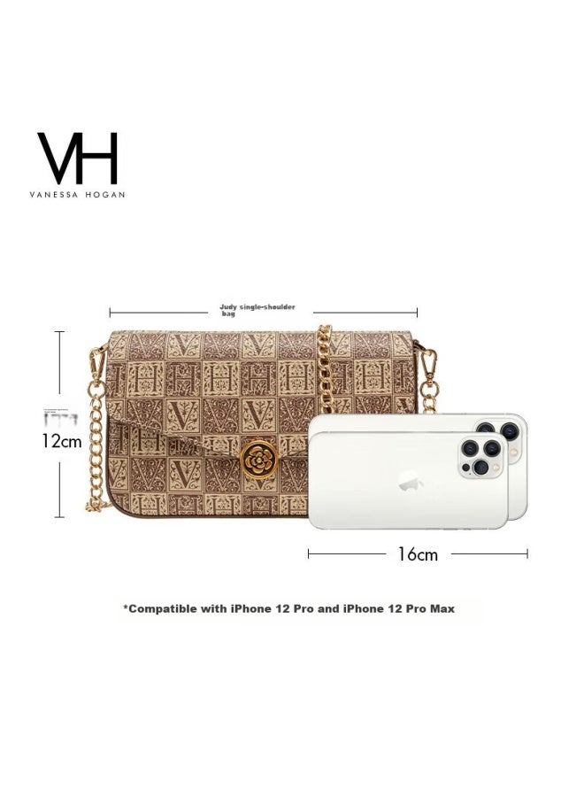 Vanessa Hogan Vh Women's Handbag, Camellia Envelope Bag, Vintage Floral Shoulder Crossbody Bag, Chain Bag, Birthday Gift For Girlfriend - Image 2